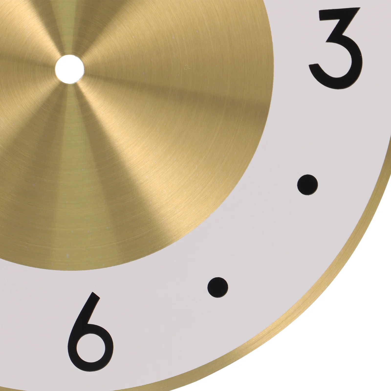 

DIY Wall Clock Dial Plastic Replacement Round Numerical Dial Part Clock Accessory Smooth Surface Durable Material