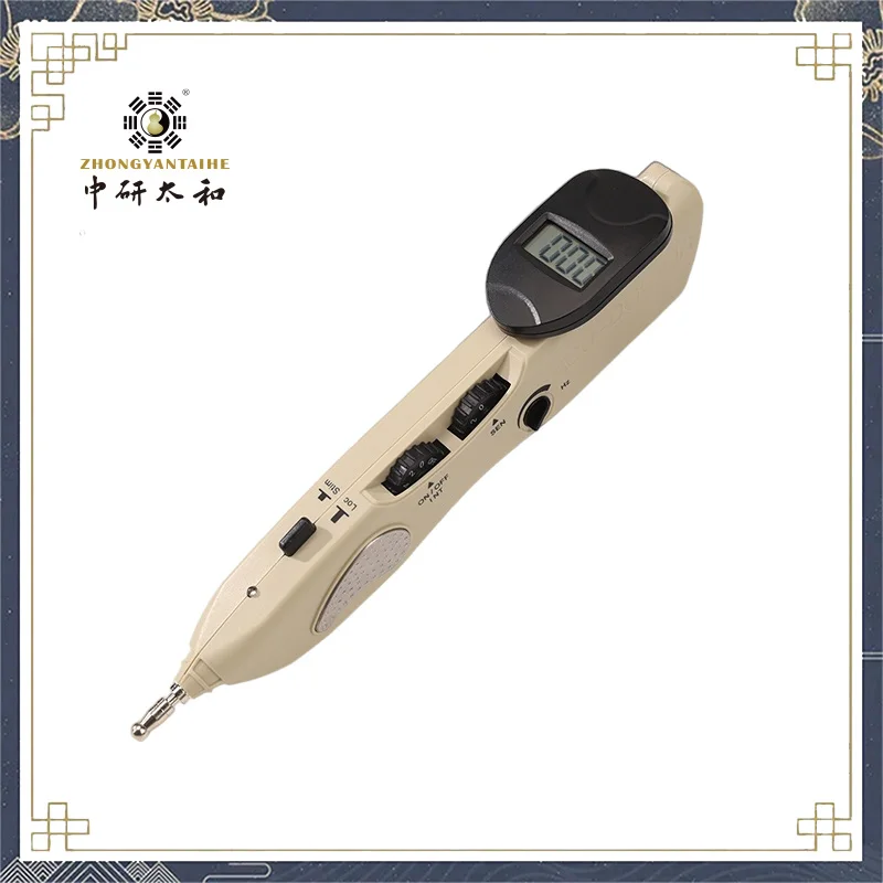 ZHONGYAN TAIHE Smart Acupuncture Pen Multi-Mode Stimulation Red Blue Light Therapy Chronic Pain Management