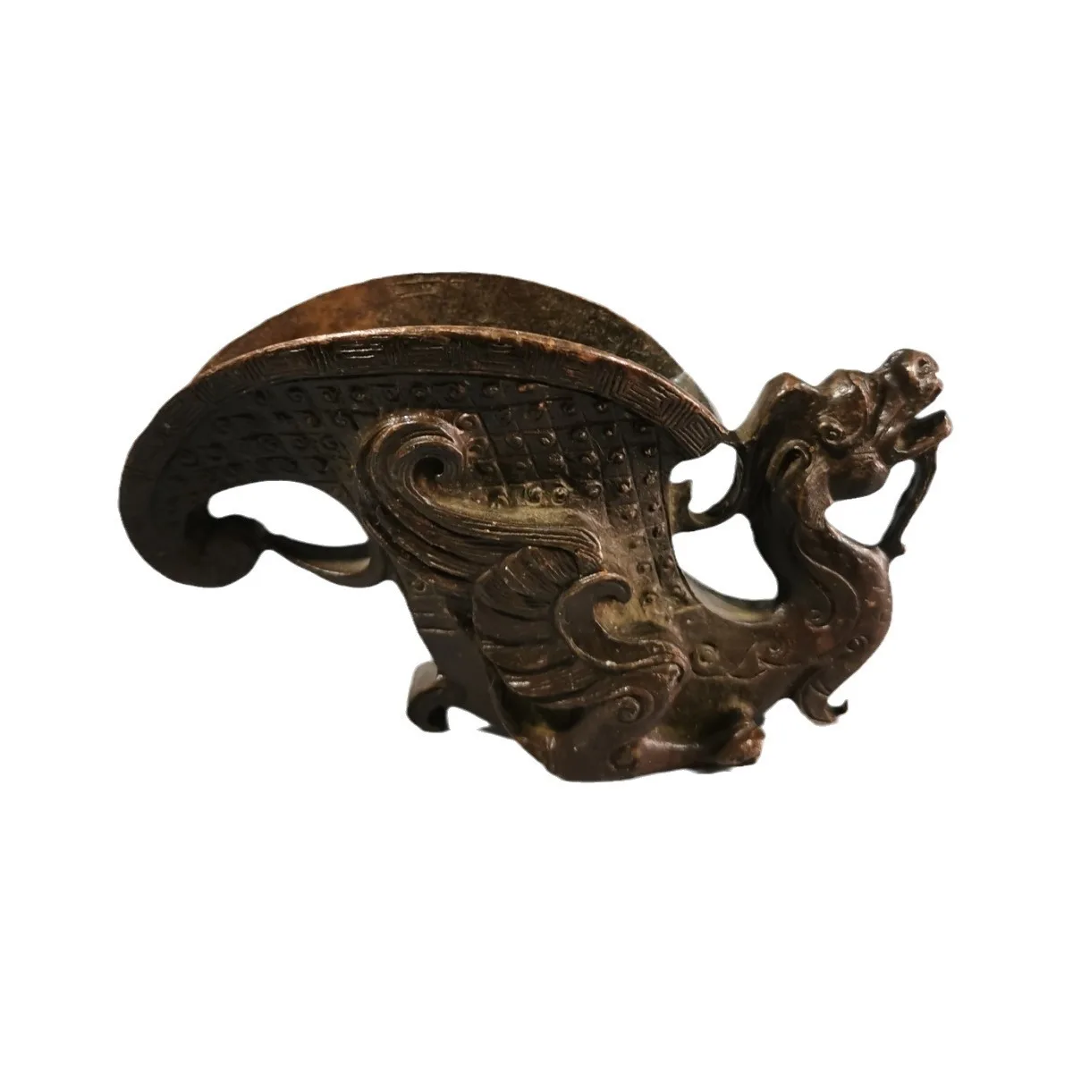 

Antique brass antique brass collection, copper faucet wine glass, Zun decorative Bo ornament old objects sculpture brass statue