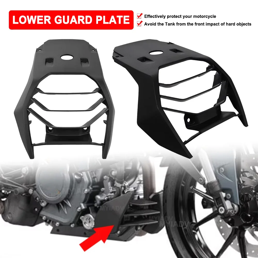 

Для Duke 390 Duke 390 2017 2018 2019 2020 2021 2022 2023 Нижняя защитная пластина мотоцикла, аксессуары для обтекателя, нижняя направляющая крышка в виде ракушки