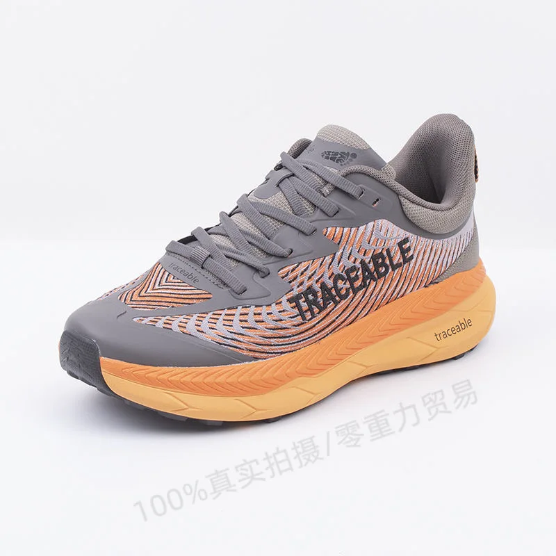 Best Selling Sport Shoes Mens Black Orange Trail Running Shoe Boys Designer Jogging Shoe Men Outdoor Training Shoe