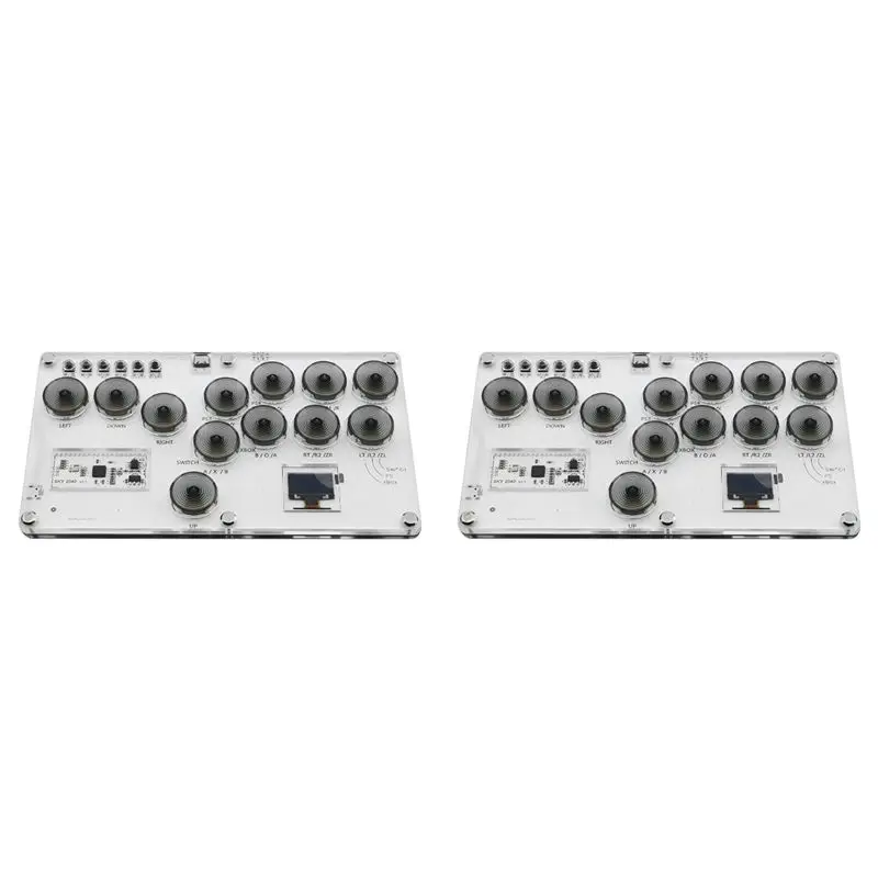 2X Arcade Joystick Street Fighter Controller Fight Stick Game Controller Mechanical Button For PC/PS4/PS3/Switch