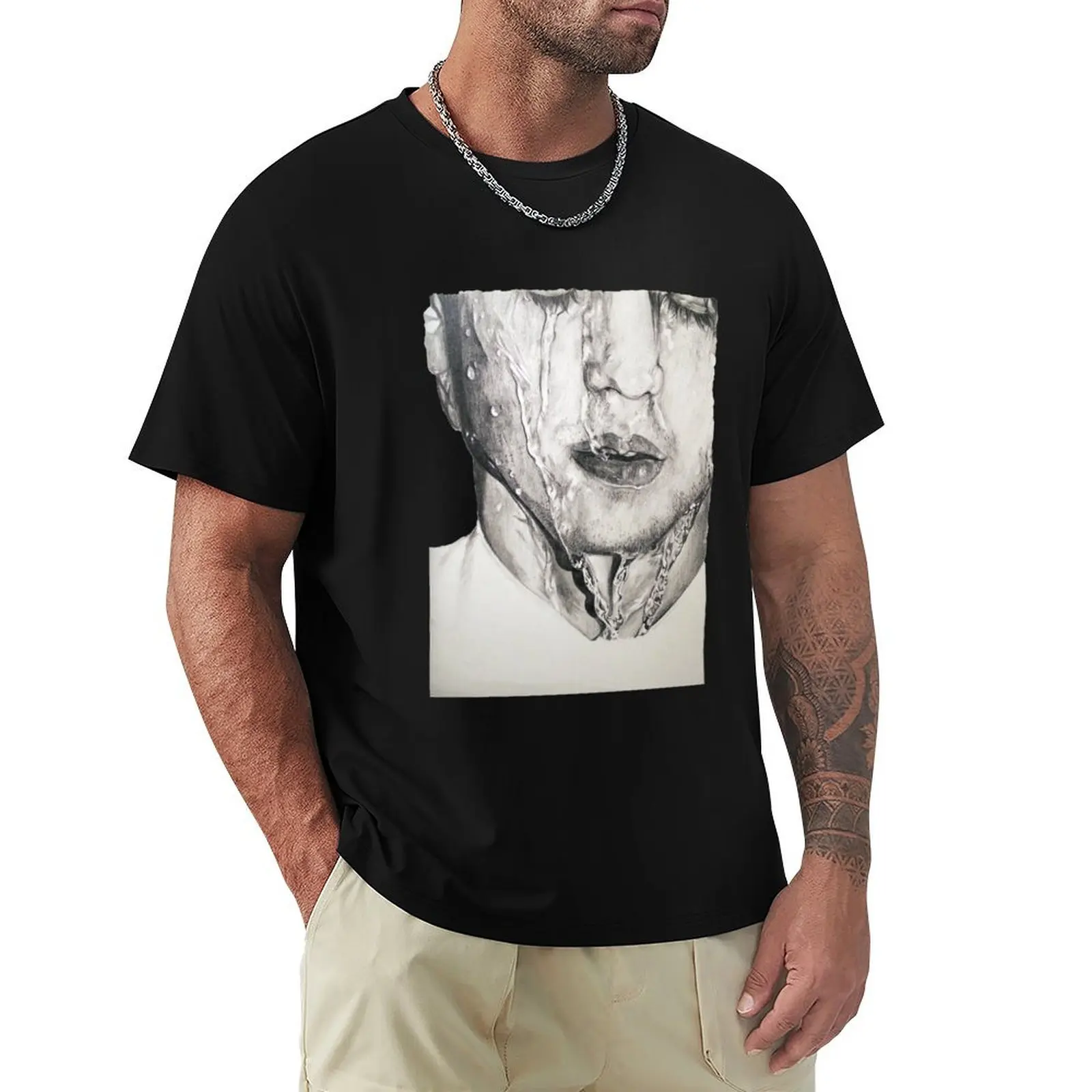 

Wentworth Miller/Michael Scofield Drawing T-Shirt Heavy Duty Casual Work Tee