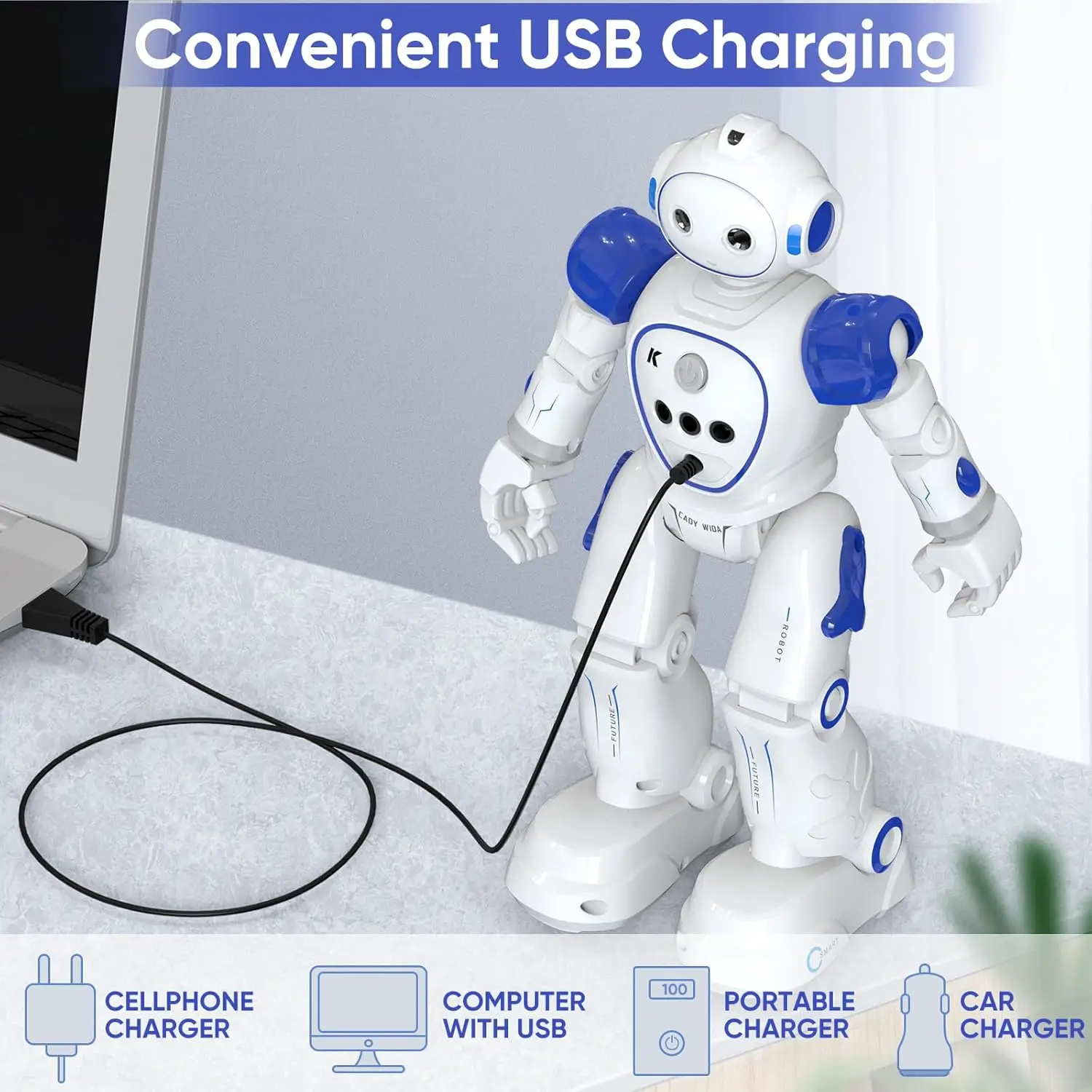 JJRC R21 RC Robot Gesto-Sensing Smart Programmabile Intelligenza Artificiale Robot Ricarica USB Robot di Controllo Remoto Giocattoli Regali