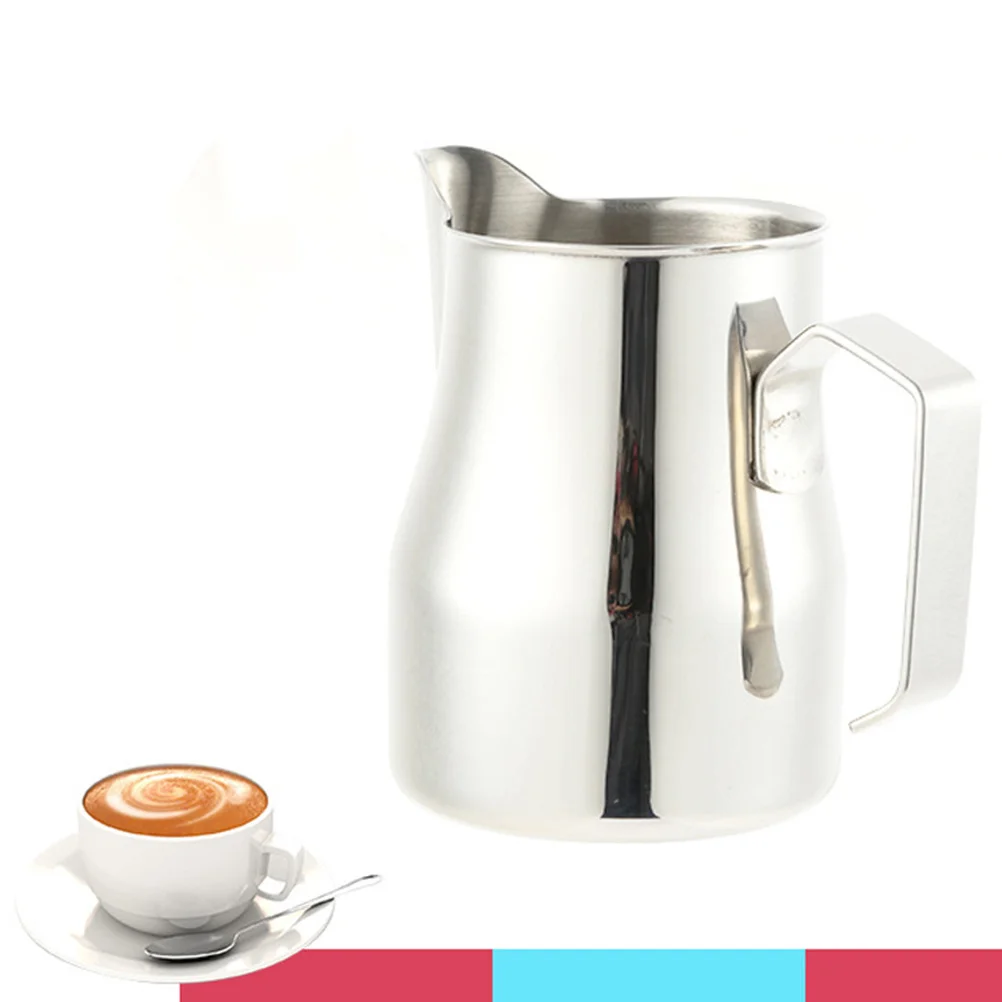 

1 pc Stainless Steel Milk Frothing Pitcher 350Ml Eagle Mouth Design For Latte Art Smooth Non-Stick Surface Compatible With