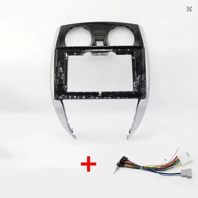 For Car Radio Fascia Frame For Nissan Note 2019 Universal 9 Inch Android Stereo Dash Trim Panel Kit