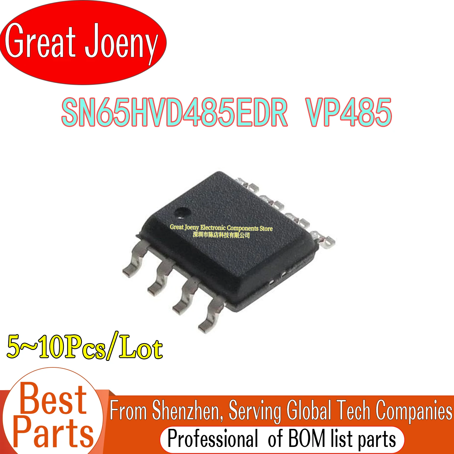 (5-10 Piece)100% New Original SN65HVD485EDR VP485 SN65HVD485 SN65HVD IC Chipset SOP-8