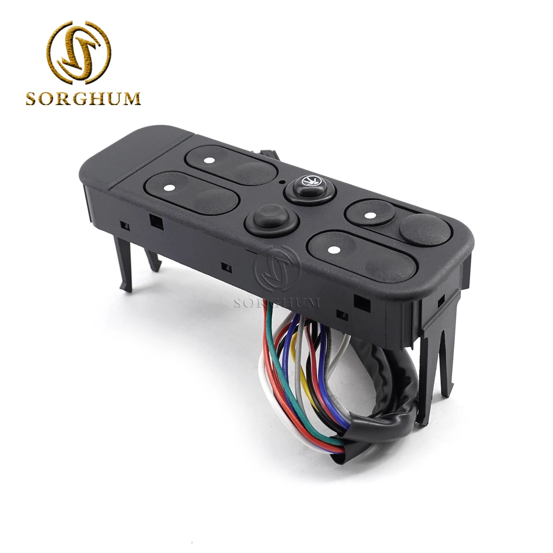 SORGHUM-interruptor maestro de energía eléctrica para ventana, botón regulador de Control de elevalunas para Opel Vectra A 1988-1995, 90312109,