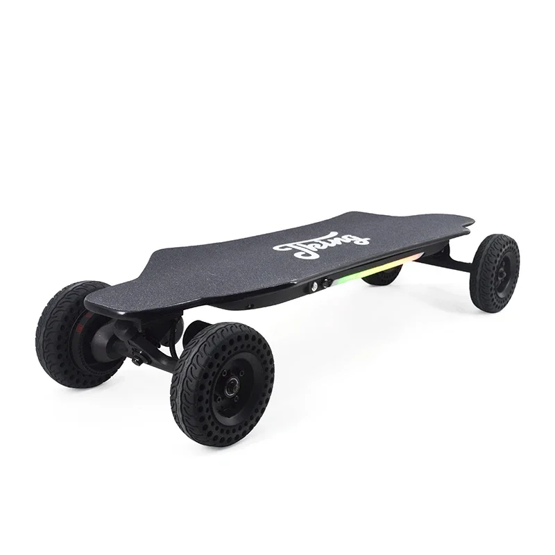 

New Design Fashion Modern Battery Capacity 7500mah Electric Skateboard 40KM/H Dual Belt Motor Longboard