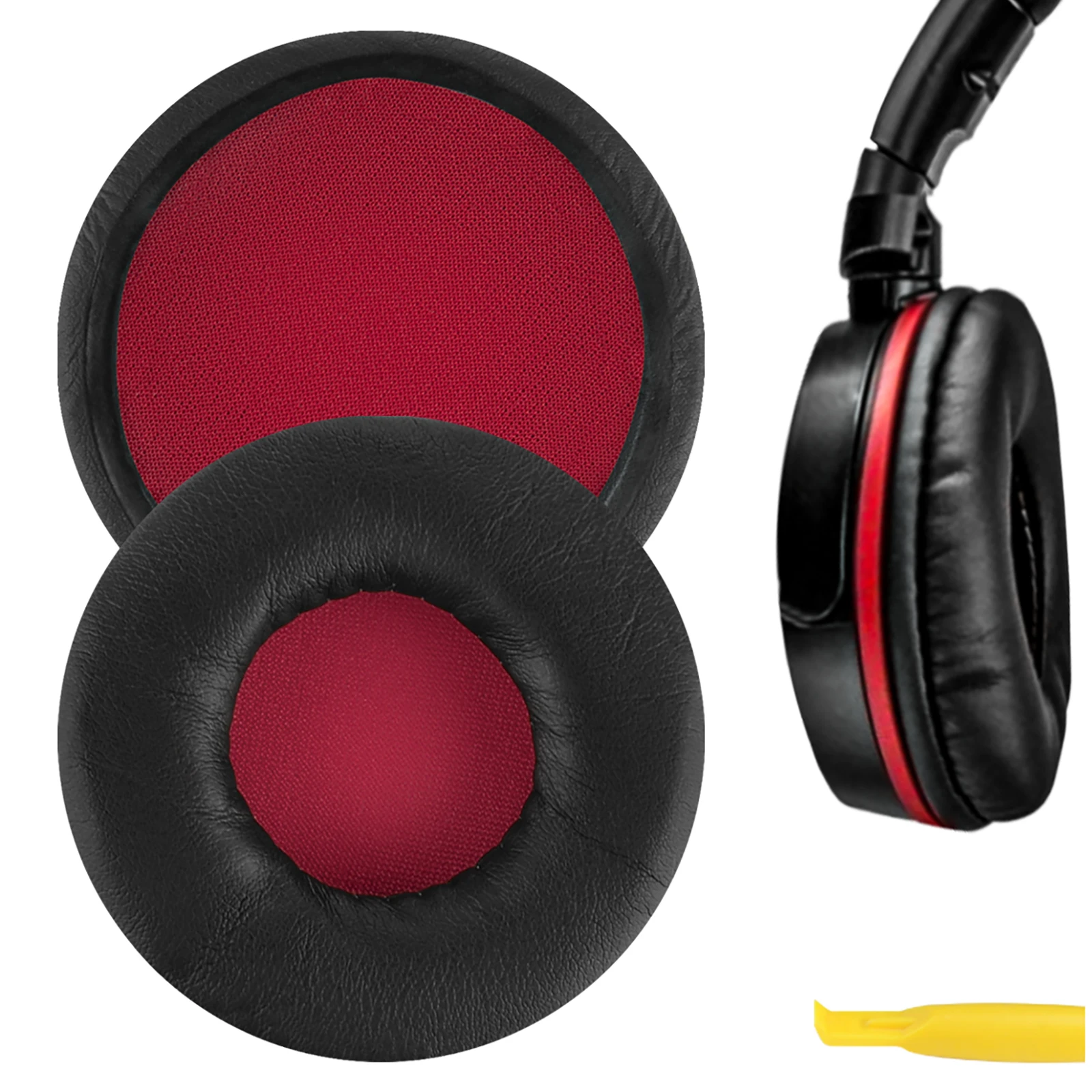 Geekria QuickFit Replacement Ear Pads for Sony MDR-ZX600 Headphones Ear Cushions, Headset Earpads, Ear Cups Cover Repair Parts