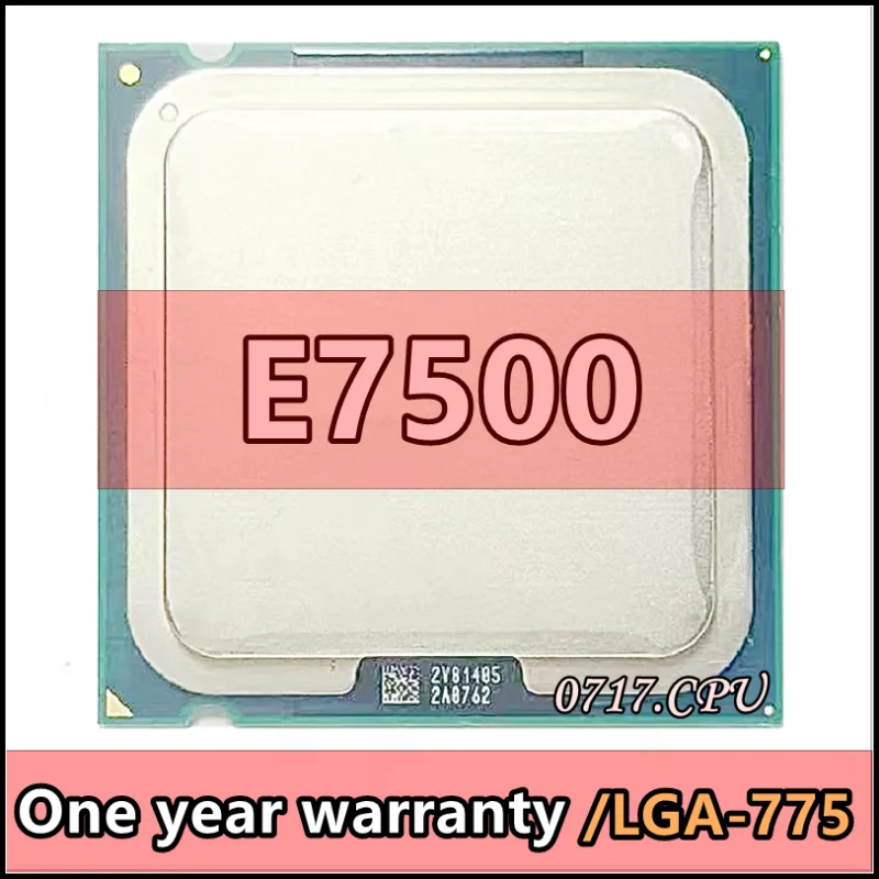 SLGTE 프로세서, 데스크톱 LGA775, 흩어진 조각, E7500, 2.93GHz, 3M, 1066MHz