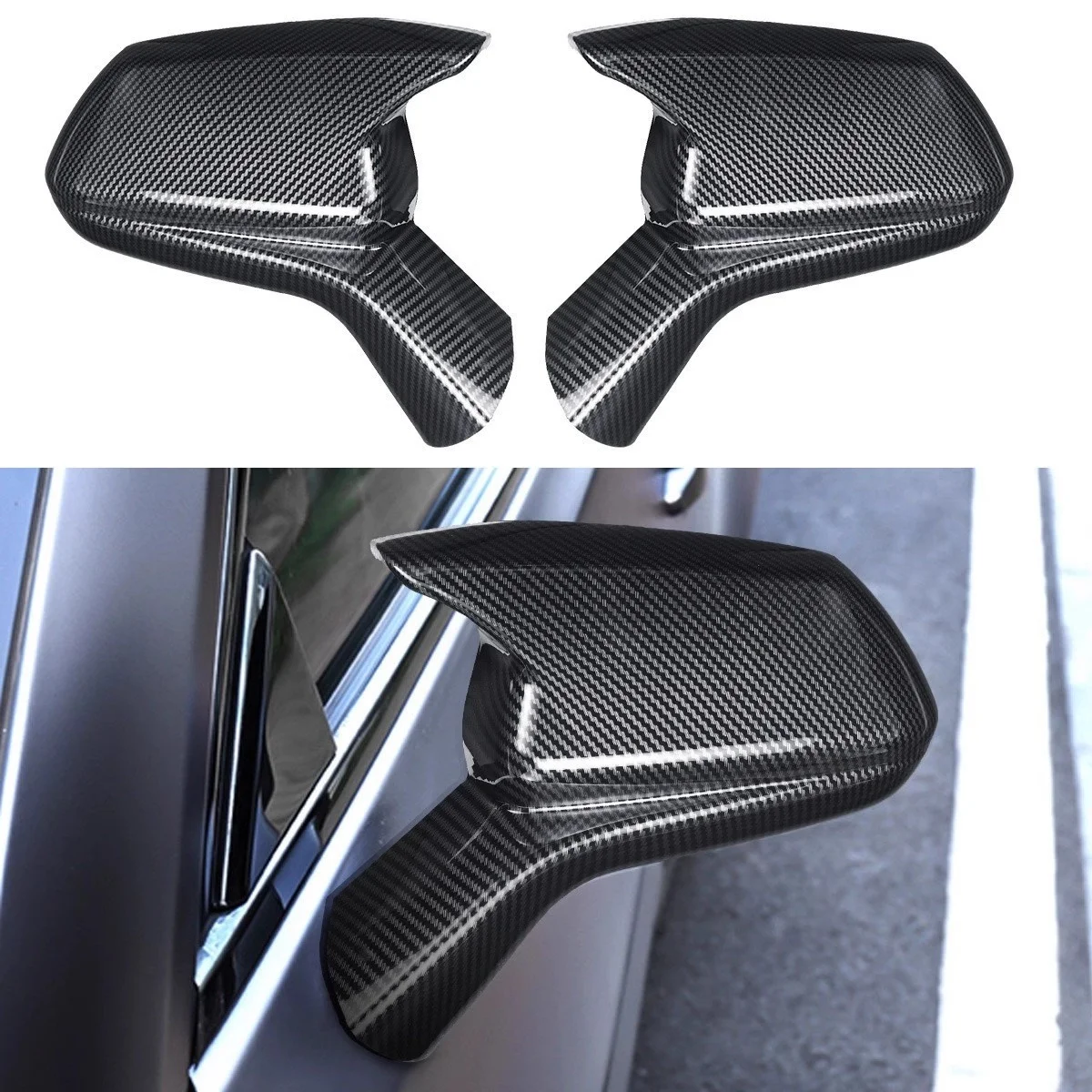 Rearview mirror cover for Chevrolet Camaro 2016-2022 modified Reverse mirror replacement housing Car Accessories