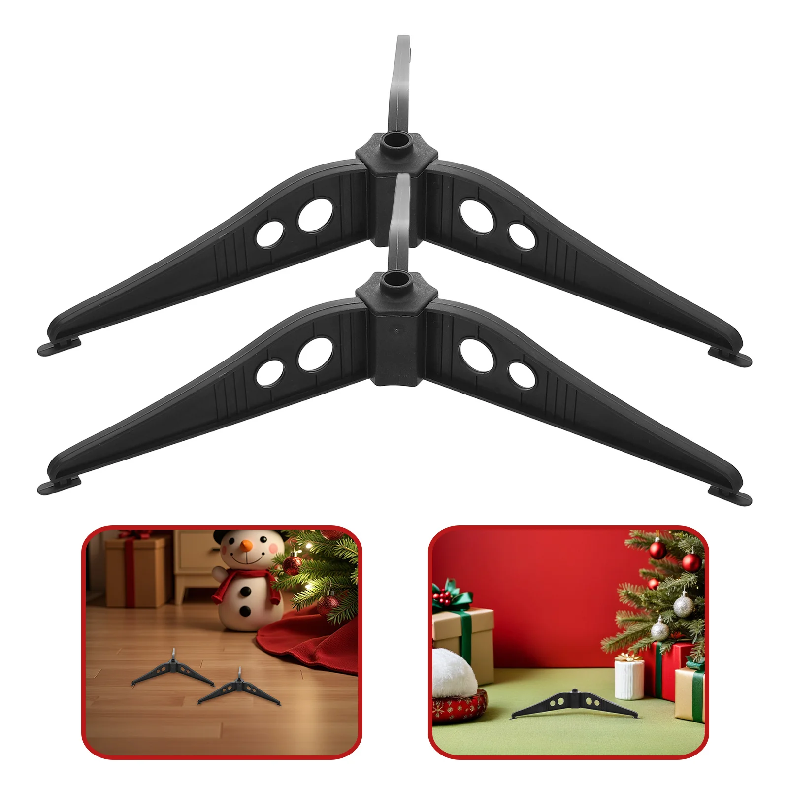 

Detachable Christmas Tree Stand Base 4pcs Replacement Tree Holder for Artificial Trees Holiday Support Rack Xmas Tree Legs