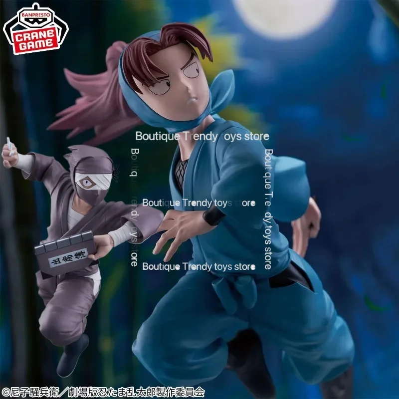

Bandai Banpresto Official Anime Nintama Rantarou Movie Yamada Rikichi Zatto Konnamon PVC Action Figure Collectible Model Toy