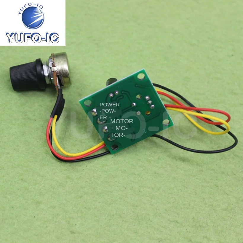 Free Ship 1PCS PWM DC Motor Speed Controller Low Pressure Section 1.8V 3V 5V 6V 12V Motor Drive Speed Control