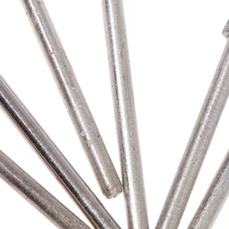 

6Pcs 1-4mm Diamond Grinding Head Needle Bits Burrs Engraving Carving Tool 2.35mm