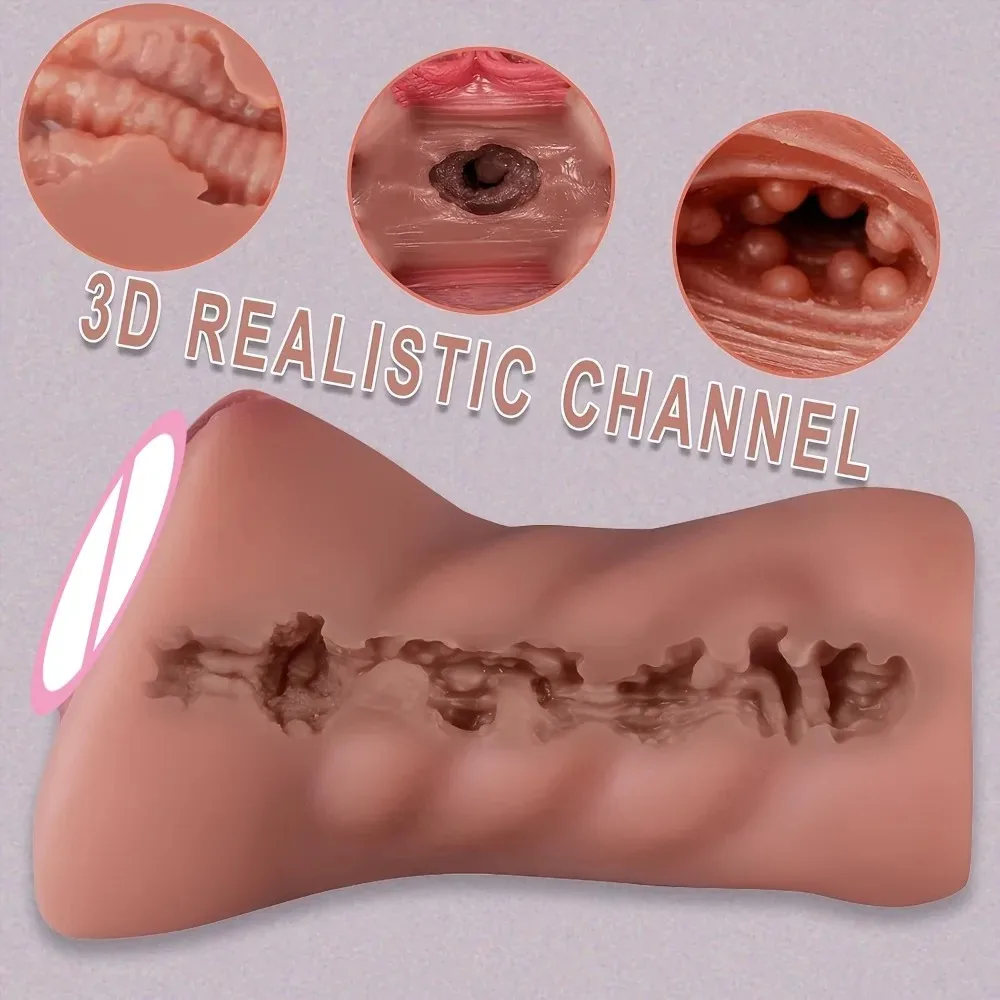 Realistic Artificial Vagina Pussy Masturbation Cup Blowjob Sucking Male Masturbator Soft Pocket Pussy Adult Sex Toys For Men - Image 5