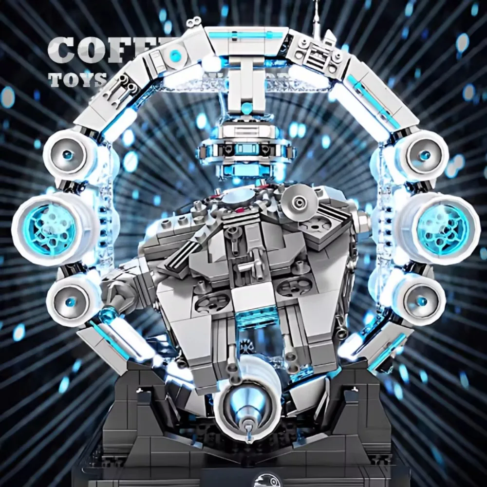 STEM Magnetic Levitation Spaceship - Hovering Deep Space Explorer Model Kit, Educational Science Toy & Gift