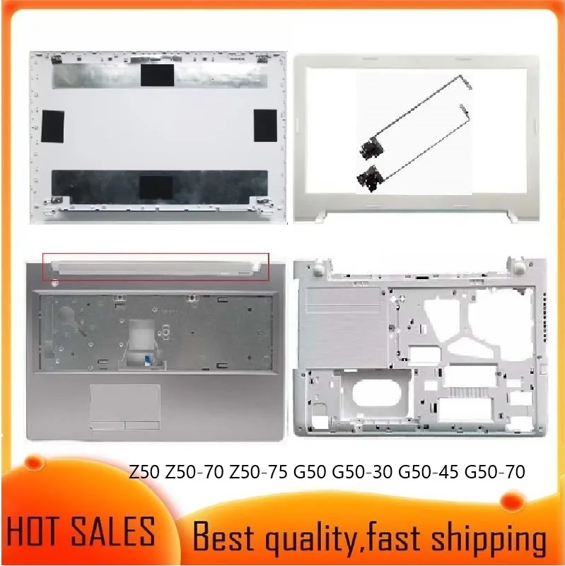 New for Lenovo Z50 Z50-70 Z50-75 G50 G50-30 G50-45 G50-70 Lcd Back Cover /Bezel/Palmrest Upper cover /Bottom case/Hinge,White