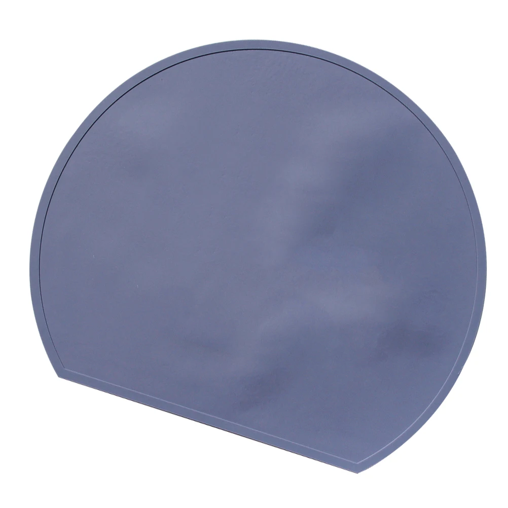 

1PC Placemat Silicone Tableware Mat Anti-slip Household Table Mat Simple Kitchen Supplies for Home Use Blue