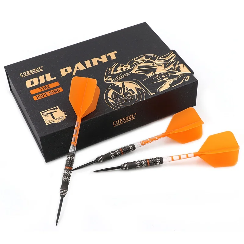 

CUESOUL TIRE 18/20g 90% Steel Tip /Soft Tip Tungsten Dart Set with ROST T19 Flight