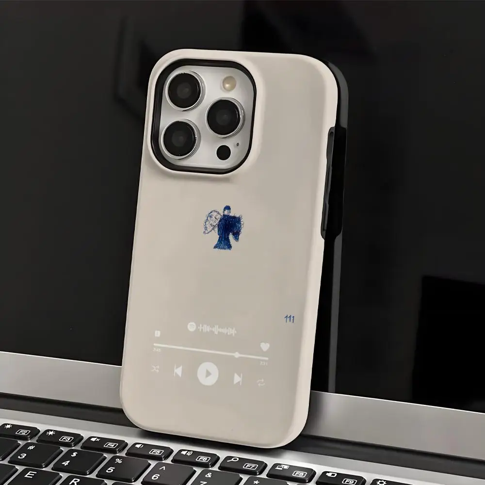 

M-Milo J Phone Case Phone Case INS For IPhone 17 16 15 14 13 12 11 Pro Max X XR XSMax Plus Glossy Film Hard PC Cover