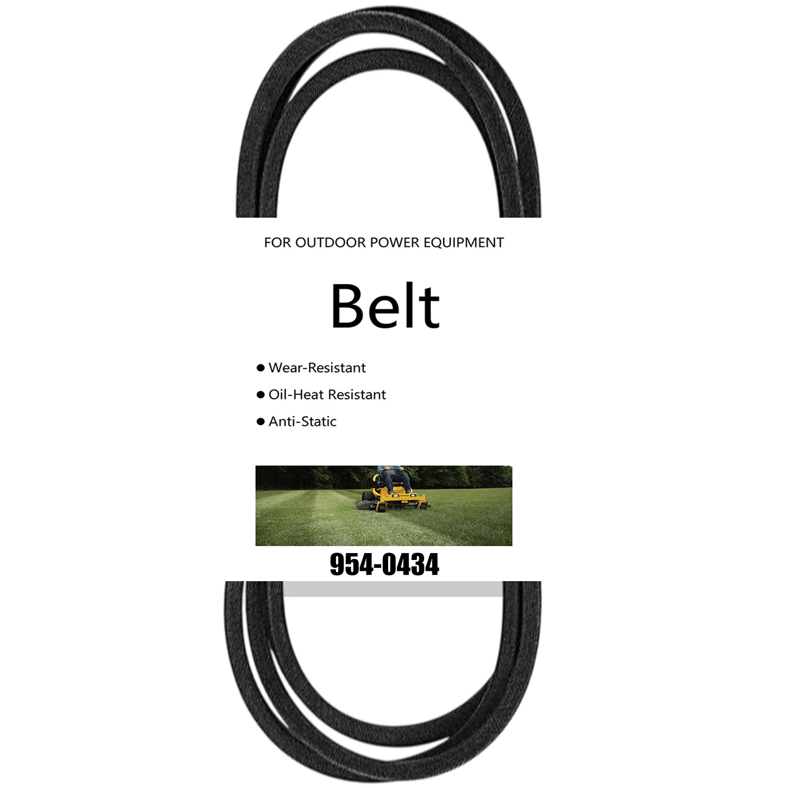954-0434 754-0434 Lawn Mower Deck Drive Belt for Craftsman Cub Cadet Husky MTD Ryobi Troy-Bilt Yard Machines Yard Man Tractor an