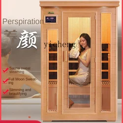 ZC Home Sauna Room Tomalin Sauna Machine Energy Cabin Far Infrared Single Double Light Wave Room Steam Sauna Set