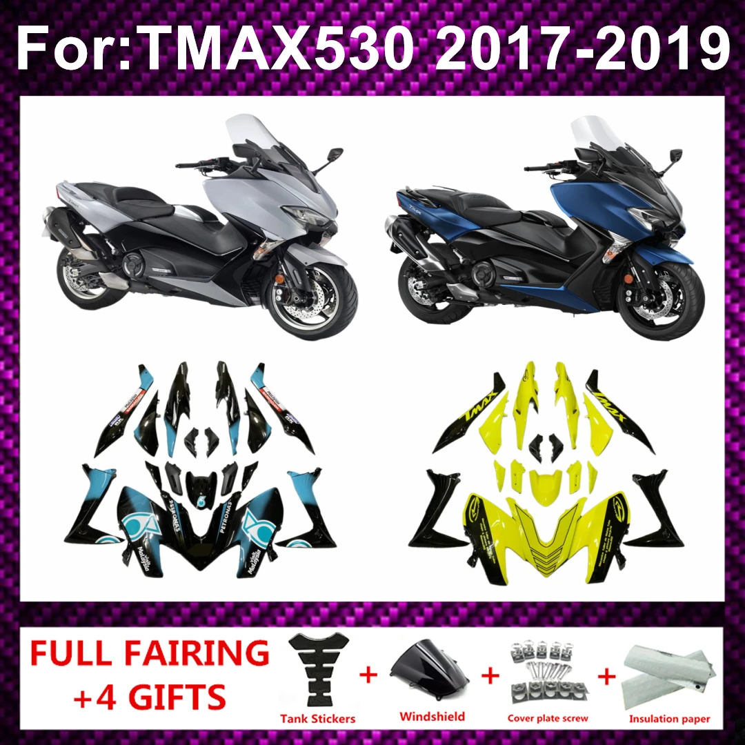

FOR TMAX530 Tmax 530 2017 2018 2019 Motorcycle ABS Fairing Body Kit T-MAX 530 17 18 19 New full Fairings bodywork kits zxmt