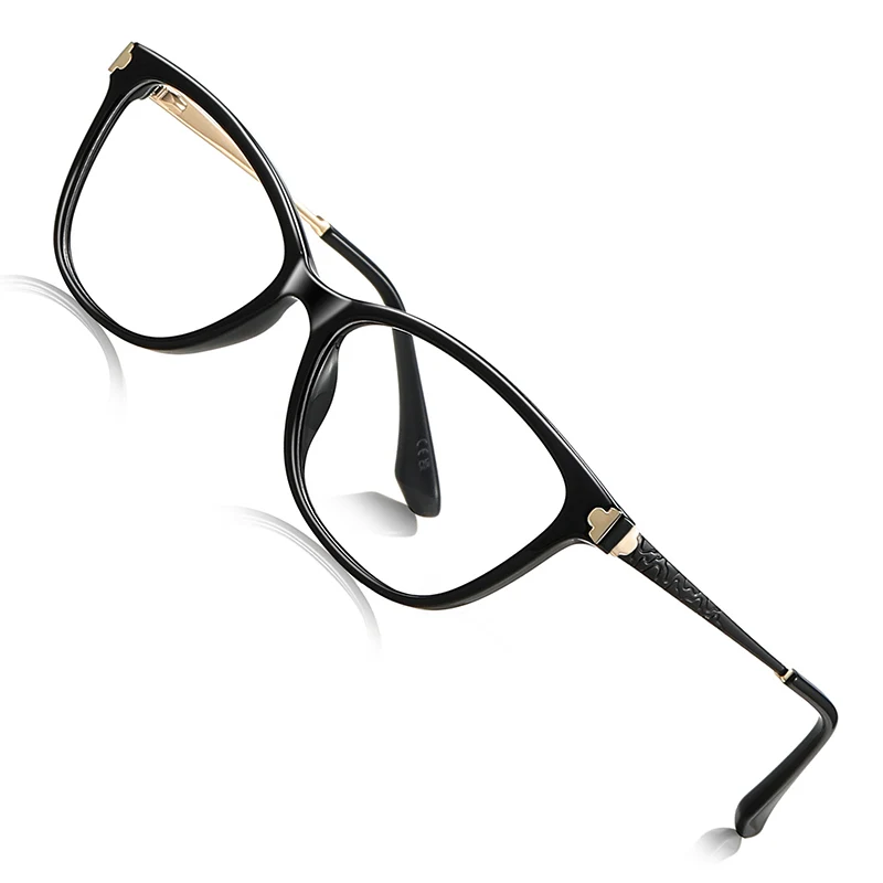 VICKY Classic Square Anti Blue Light Blocking Reading Glasses Women Prescription Glasses Computer Lightweight Eyeglasses LS231
