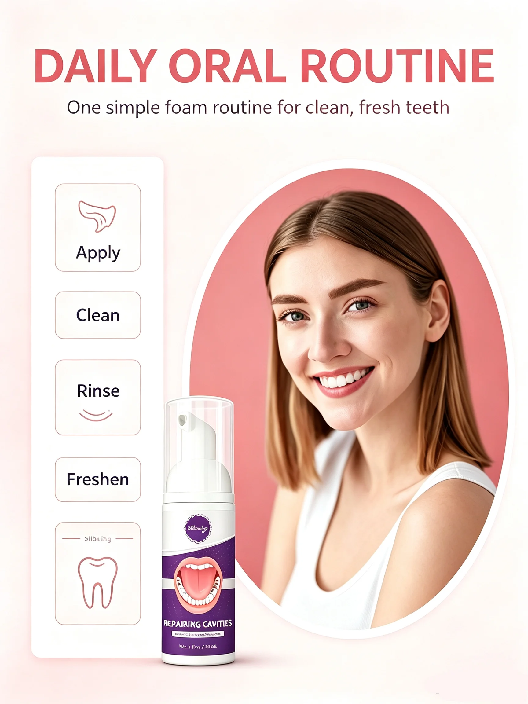 Tooth Hardening Oral Care Gel Target Compromised Enamel Support Tooth Surface Recovery For Sensitive And Cavity‑prone Teeth