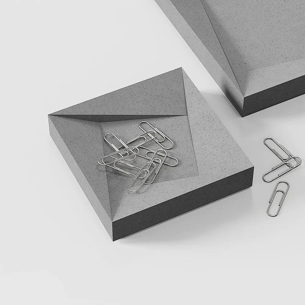 

Wabi-sabi-Style Square Concrete Mold Artistic Storage Tray Home Decor Ornament Plaster Candle Holder Mold