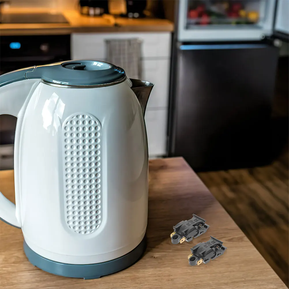 

15Pcs Electric Kettle Thermostat Switch Black 250V 16a Automatic Steam Shutoff Temperature Control Water Heater Parts