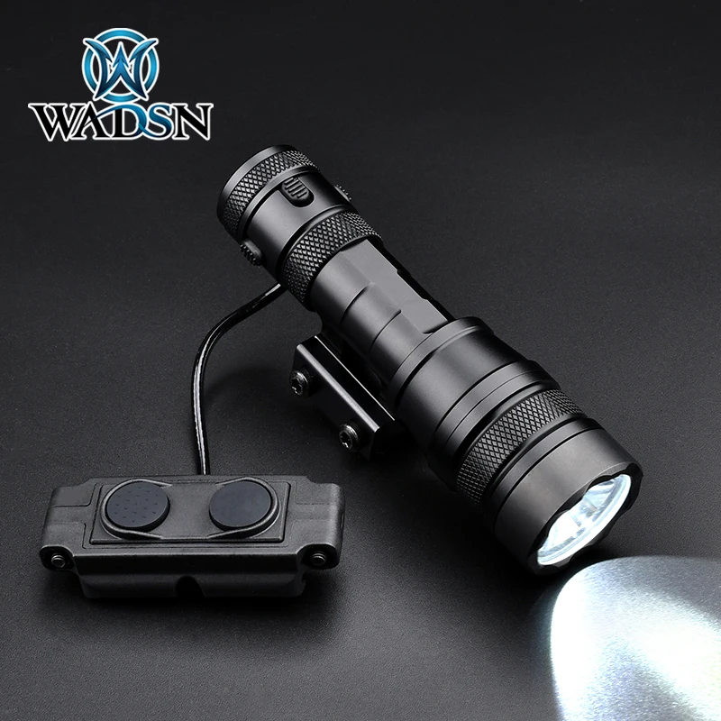 WADSN REIN 1.0 Micro Flashlight Tactical Metal Cloud Defensive Scout Light 1000 Lumen Picatinny Rail Airsoft Hunting M300 M600