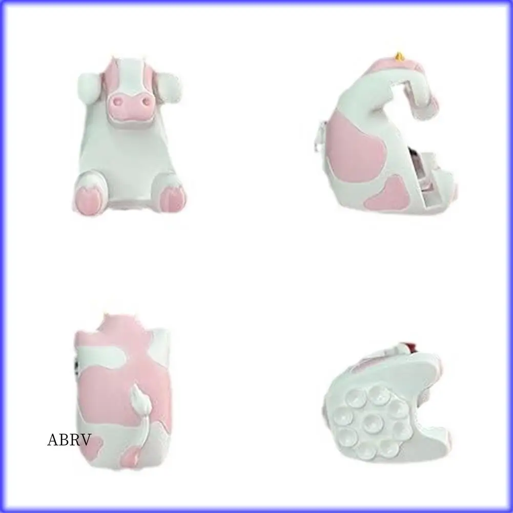 

Highly Recommended-Cow Sticky Note Holder Pops Up Note Dispenser With Pen Holder, Note Dispenser For Desk Home Office Accessorie
