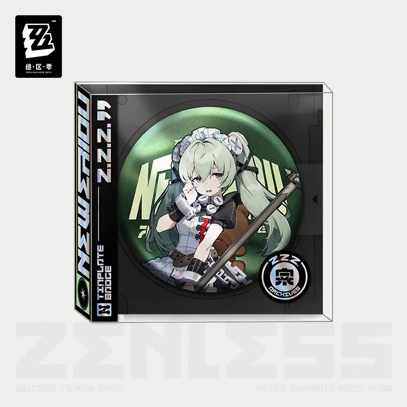 الرسمية miHoYo Zenless Zone Zero Sprite سلسلة القصدير شارة فيكتوريا التدبير المنزلي حقيقية أنيمي لعبة الملحقات بروش