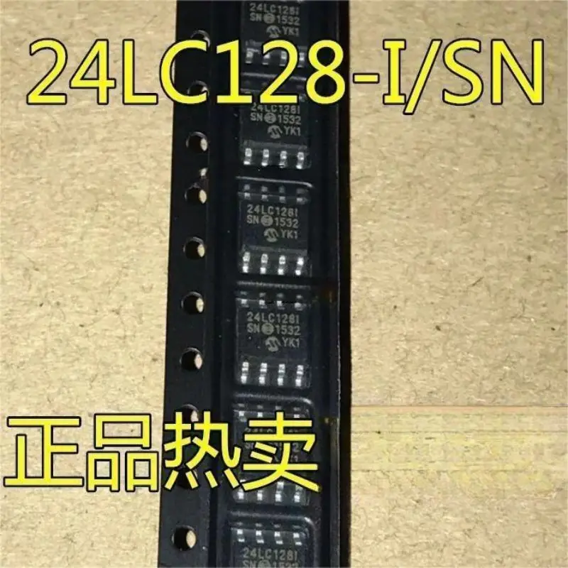 20 piezas 24LC128T-I/SN 24LC128-I/SN 25LC128-I/SN T-I/SN SOP8, Memoria IC