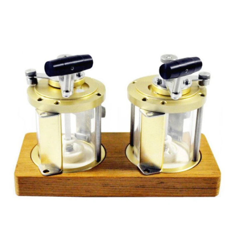 Boat Marine Deep Sea Fishing Reel Salt & Pepper Grinder Set Mills With Wood Plate Bait Mixer