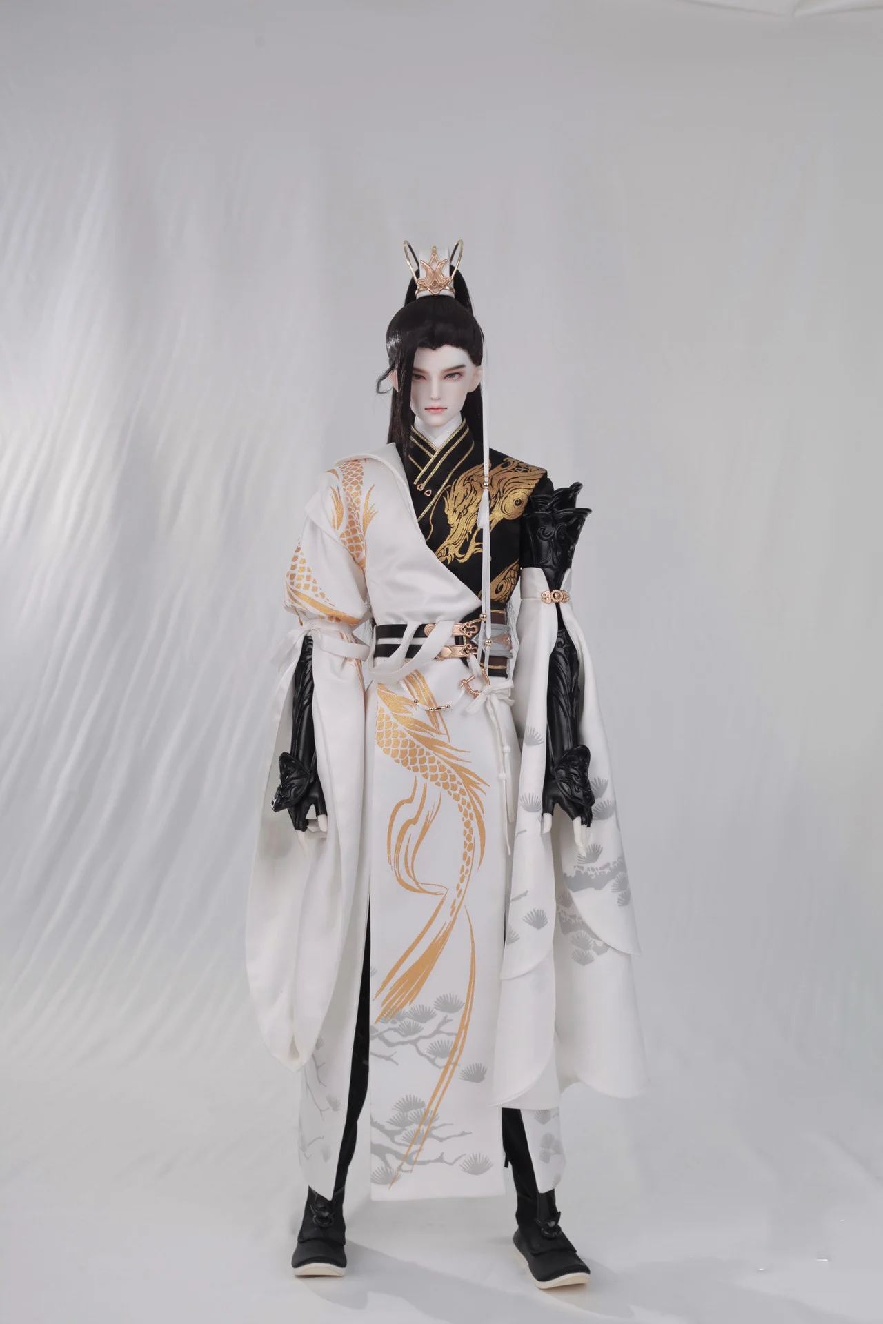 1/3 Scale BJD Ancient Costume Hanfu Warrior Armor Outfit For POPO68 Longhun73 ID75 Strong Uncle ClothesDoll Accessories A1227