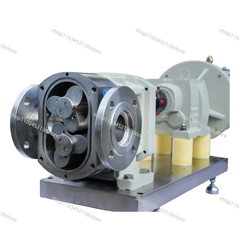 Food Grade Stainless Steel Steel Sanitary Rotary Lobe Pump Food Grade High Viscosity Molasses Sauce Electric Lobe Rotor Pump