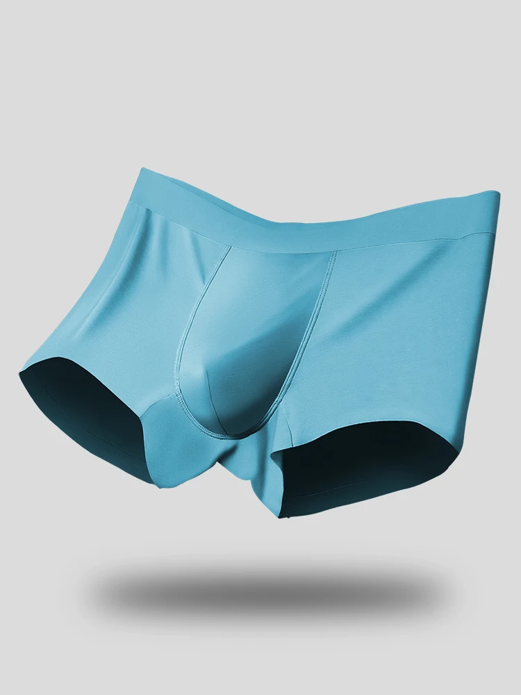 Ropa interior Modal para hombre, boxers delgados de verano, cómodos deportes para hombre, boxers antibacterianos transpirables para hombre
