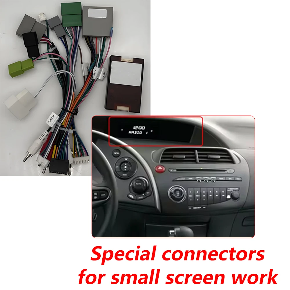 Car Radio Android 16 Wireless Carplay For Honda Civic Hatchback 2006 -2011 Multimedia Player Stereo GPS DSP Navigation Autoradio