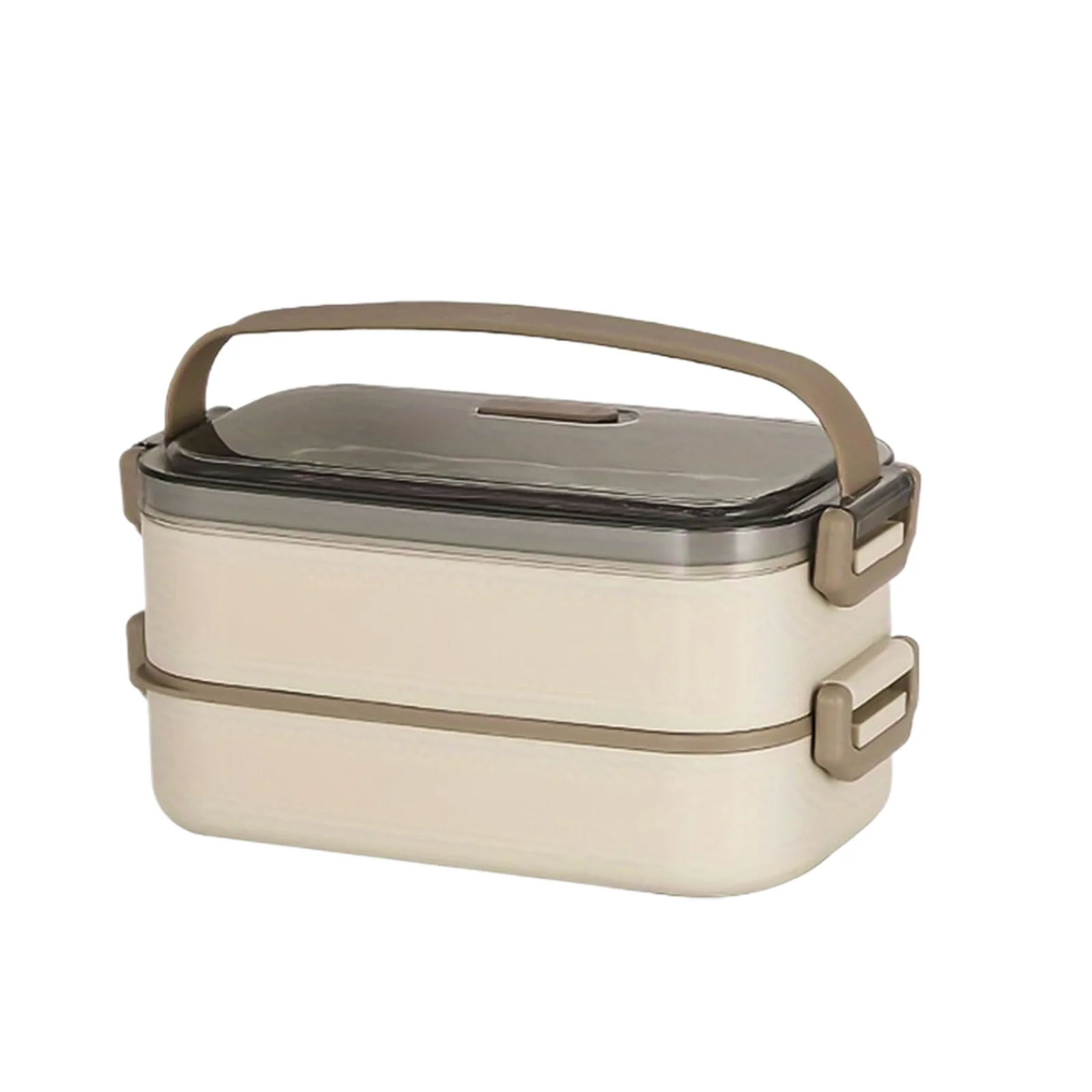 

1400ML Portable Lunch Box Bento Box, Worker, Student, School Outdoor Insulated Snack Container, 2 Layers 304 Stainless Steel