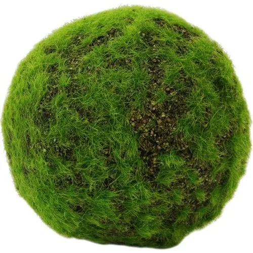 Gardenonya Artificial Mossy Ball Large 17 cm Artificial Grass Ball Decorative Artificial Grass