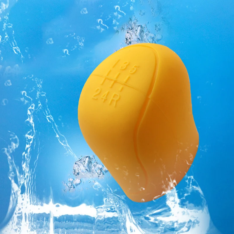 Silicone Gear Shift Knob Cover Non-Slip Grip Handle Protective Covers Manual 5 6-speed Car Auto Shifter Knob Protector  ﻿
