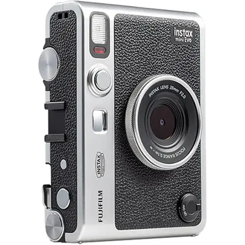 Ahora en stock Cámara instantánea híbrida FUJIFILMM "INSTAX MINI EVO genuina (negro)