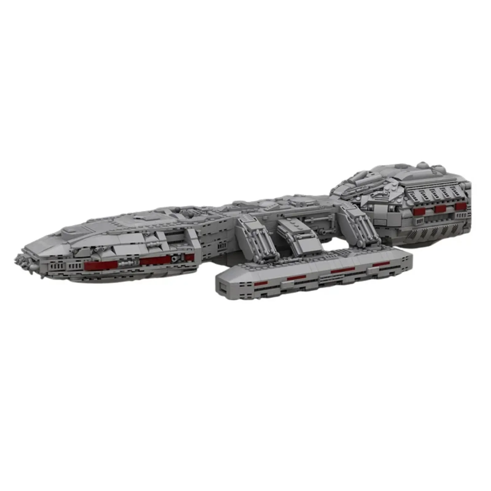 2222 PCS Galactica Starship Building Blocks Set Sci-Fi Battlestar Space Model Kit Christmas Gifts for Adults and Fans