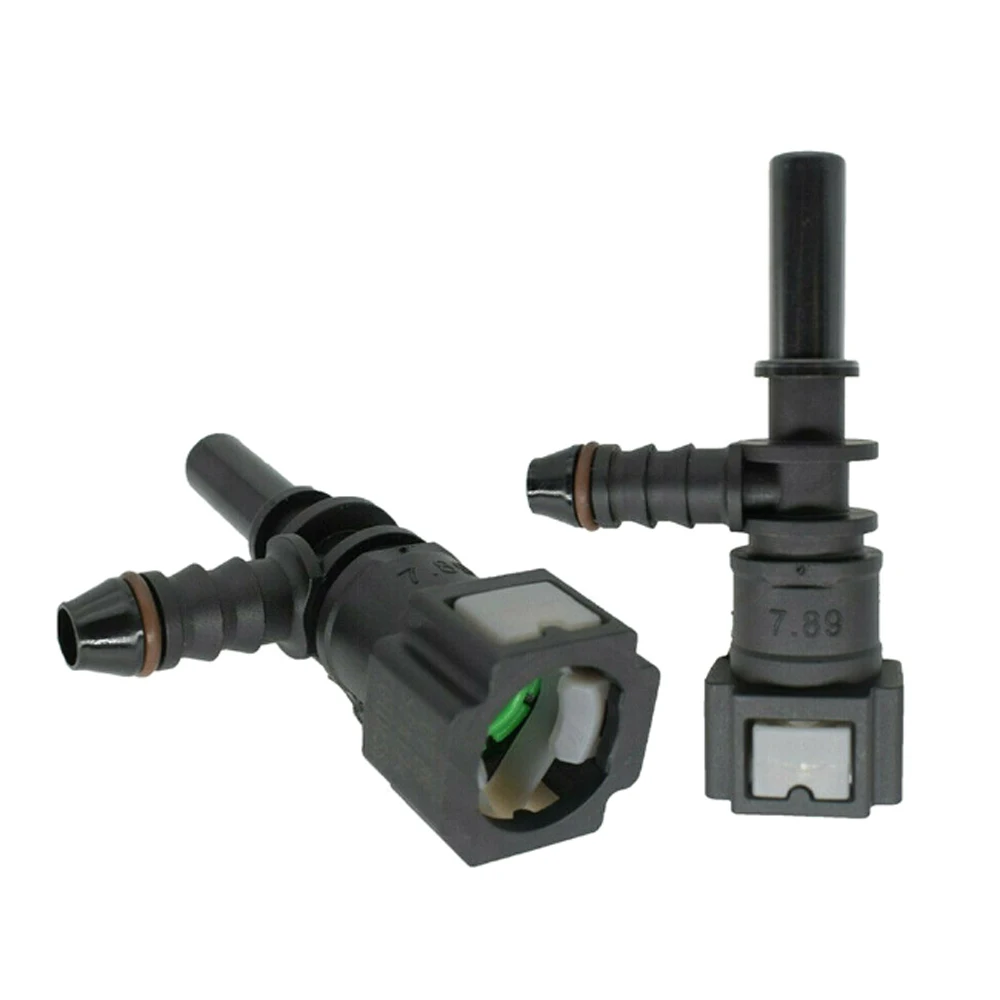 Auto Car Fuel Line Hose Quick Release Connect Connector 7.89 ID6 T-Type Nylon Fitting Female Connector Automotive Accessories