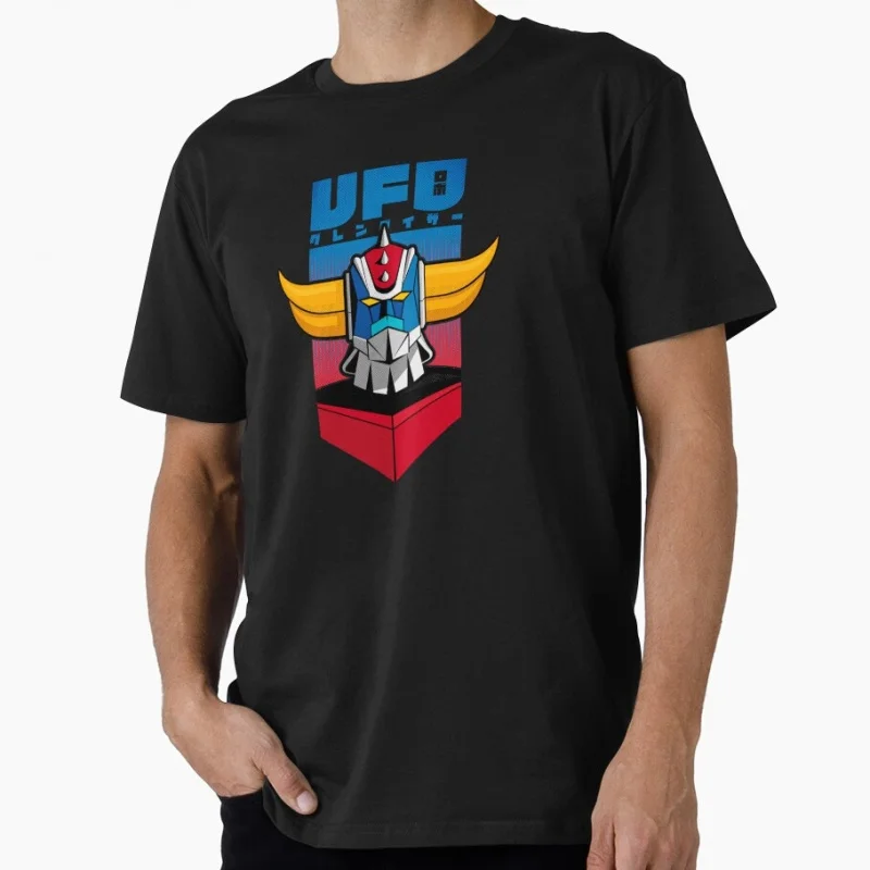 

337 Ufo Arrow Anime Gift t shirt Japan Manga UFO Robot Grendizer Mecha Graphic tee Y2K Clothes All size Tops S-6XL