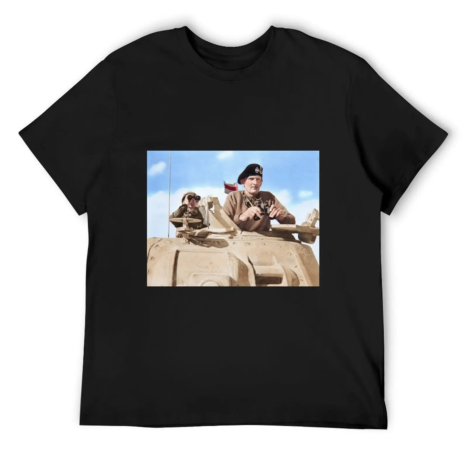 

Field Marshal Montgomery of Alamein T-Shirt essential t shirt hippie clothes graphic shirts sweat shirts, men